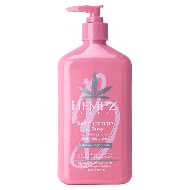 Sweet Jasmine & Rose Collagen infused Herbal Body Moisturizer. Plant based collagen extract is an amino acid complex derived from natural plants and is safe and stable for skin. Plant based collagen also provides nutrition to the skin, helping to make skin more silky, nutritious and firm.