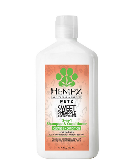 2-in-1 Herbal Shampoo & Conditioner for dogs to cleanse + hydrate