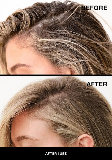 Powerful dry shampoo cleanses even the most oily hair and scalp with oil-erasing, odor-eliminating charcoal powder. This heavy-duty dry shampoo allows you to go even longer between washes; even after workouts. Detoxifying charcoal powder lifts dirt and build up while absorbing oil and sweat. Cooling, calming white tea powder calms scalp and strengthens hair follicles.