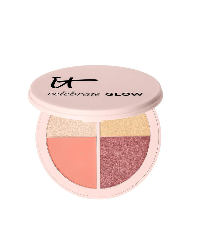 Your limited-edition face and eye makeup palette features 4 multitasking blush, highlight and eyeshadow shades made with your skin tone in mind. Layer over CC+ Cream to create the ultimate holiday glow for all shades.