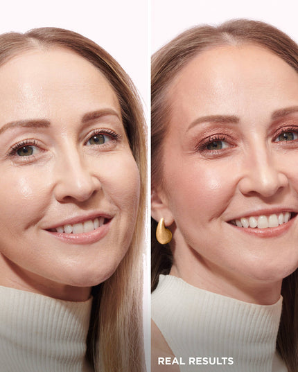 Your limited-edition face and eye makeup palette features 4 multitasking blush, highlight and eyeshadow shades made with your skin tone in mind. Layer over CC+ Cream to create the ultimate holiday glow for all shades.