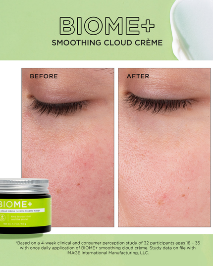 A cushioning moisture crème, that delivers cloud-like hydration and works to smooth skin texture while minimizing the look of pores.