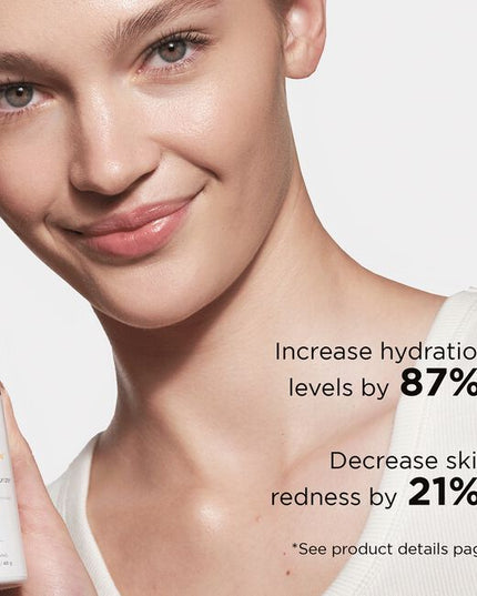 This mineral SPF 75 moisturizer provides the benefits of hydration, repair and protection in one product. It prepares skin to face the day with broad-spectrum sunscreen protection while reinforcing the vital moisture barrier and fighting future signs of skin aging. 