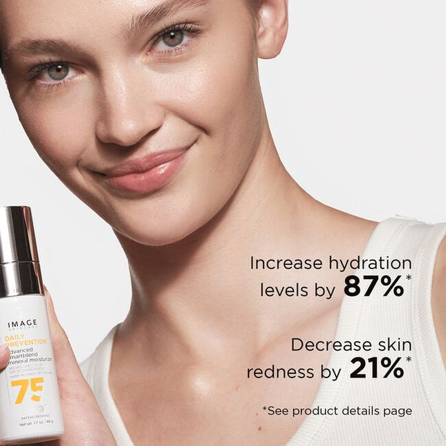 This mineral SPF 75 moisturizer provides the benefits of hydration, repair and protection in one product. It prepares skin to face the day with broad-spectrum sunscreen protection while reinforcing the vital moisture barrier and fighting future signs of skin aging. 
