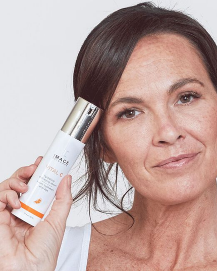 A serum for all skin types that softens the appearance of fine lines and fights environmental damage. This formula includes multiple forms of stable vitamin C to brighten and fight the visible signs of dullness and aging to create a healthy, youthful glow while hyaluronic acid helps to lock in hydration and supports the look of plump, bouncy skin.