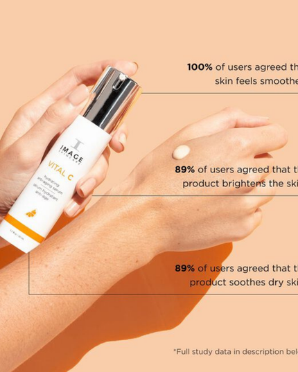 A serum for all skin types that softens the appearance of fine lines and fights environmental damage. This formula includes multiple forms of stable vitamin C to brighten and fight the visible signs of dullness and aging to create a healthy, youthful glow while hyaluronic acid helps to lock in hydration and supports the look of plump, bouncy skin.
