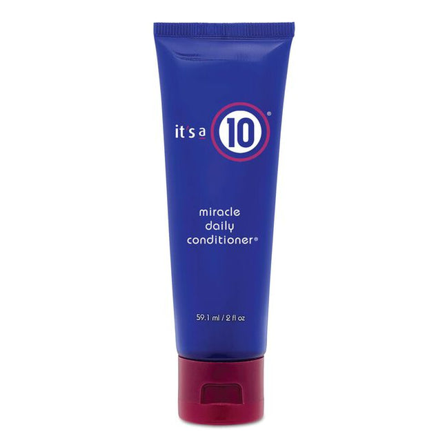 As a deep conditioner that leaves no residues behind, the It's a 10 Miracle Daily Conditioner is a perfect complement to all daily hair-care regimens. Formulated to penetrate the hair shaft, restore moisture, and repair damage, our Miracle Daily Conditioner is a lifeline for dry, processed, coarse, thick, or otherwise unmanageable hair.