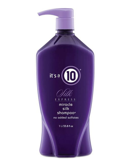 Just the touch of silk can change the way you feel. With this vitamin-rich formula, our Silk Express Miracle Shampoo brings back the youthful shine in your hair. Using all natural ingredients, this shampoo will enhance manageability and protect against harsh environmental conditions while improving your hair's elasticity and reducing breakage. All with a luster that shines.