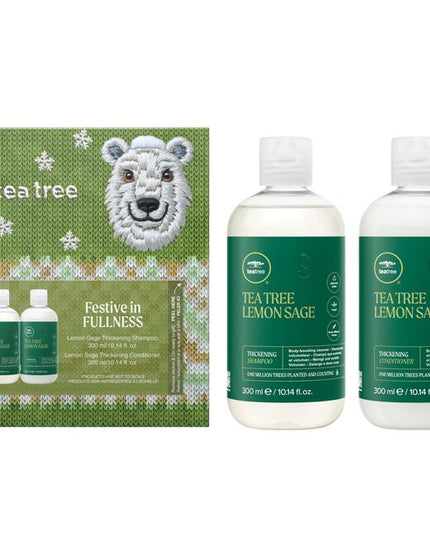 Festive in Fullness Set Includes:

(1) - Lemon Sage Thickening Shampoo, 10.14 fl. oz.
(1) - Lemon Sage Thickening Conditioner, 10.14 fl. oz.