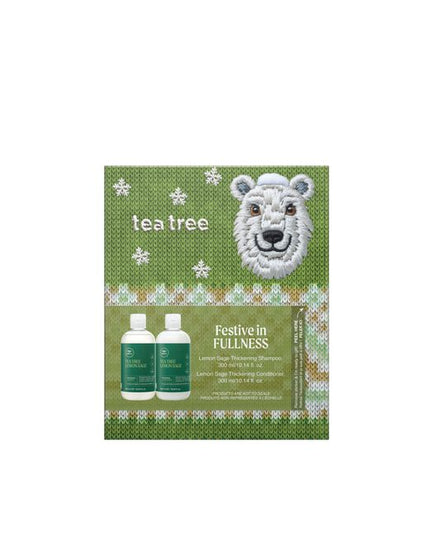 Festive in Fullness Set Includes:

(1) - Lemon Sage Thickening Shampoo, 10.14 fl. oz.
(1) - Lemon Sage Thickening Conditioner, 10.14 fl. oz.