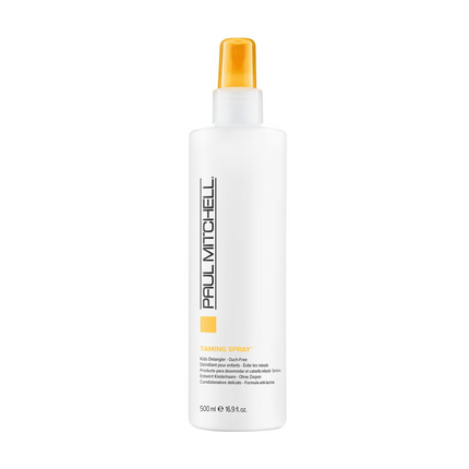 Easily comb through damp or dry hair with this detangling spray for kids. It gently removes tangles, reduces flyaway-causing static and helps revive morning hair, leaving hair fresh and full of body.