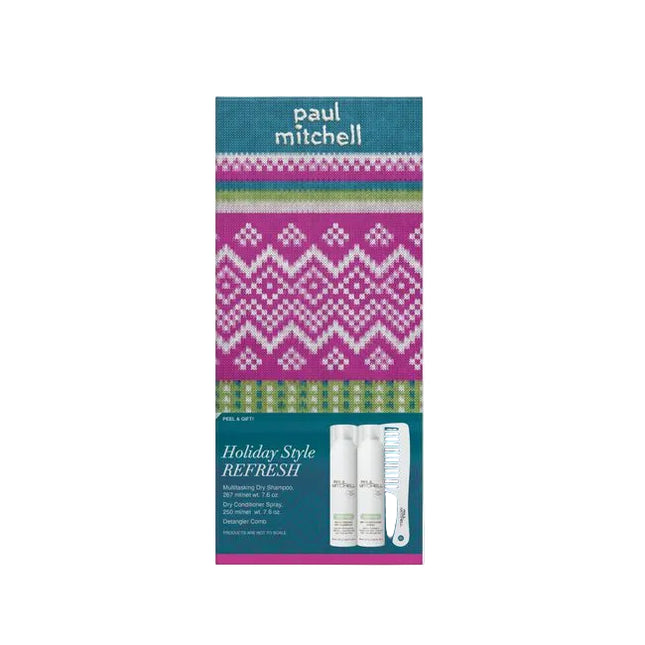 Style Refresh Set Includes:

(1) - Multitasking Dry Shampoo, 7.6 oz.
(1) - Dry Conditioner Spray, 7.6 oz.
(1) - Detangler Comb
