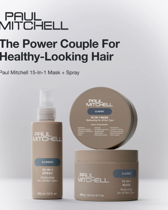 Multitasking spray infused with mirabelle plum oil and activated botanicals instantly transforms hair with 15 key benefits.