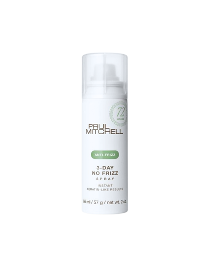 Bump up the shine and get frizz control that lasts—instantly. 3-Day No Frizz Spray is formulated to moisturize, protect and smooth your  hair for 72 hours*, even in high humidity. Enjoy keratin-like smoothness and shine for days on end.