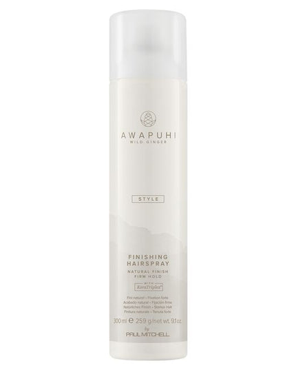 Awapuhi Wild Ginger Finishing Hairspray

For all hair types. Lock in your style, naturally. This fast-drying hairspray provides humidity resistance and shine with a touchable finish. Natural awapuhi extract balances moisture and leaves hair feeling soft and healthy.