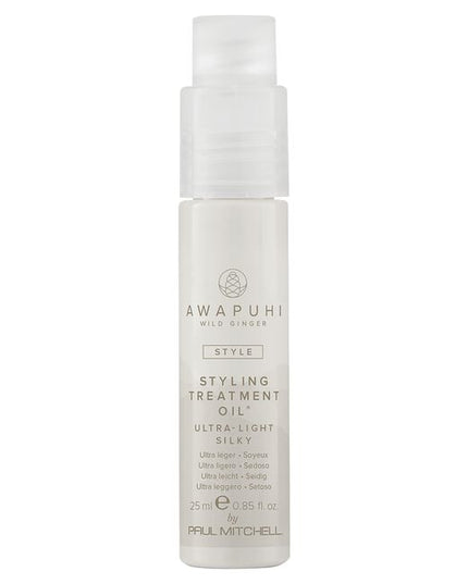 Smooth and seal parched hair with hydrating oils and natural awapuhi extract. This dry-touch oil absorbs easily into the hair, imparting a soft, silky texture and rich shine.