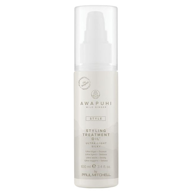 Smooth and seal parched hair with hydrating oils and natural awapuhi extract. This dry-touch oil absorbs easily into the hair, imparting a soft, silky texture and rich shine.