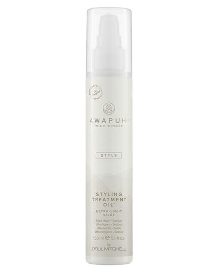 Smooth and seal parched hair with hydrating oils and natural awapuhi extract. This dry-touch oil absorbs easily into the hair, imparting a soft, silky texture and rich shine.