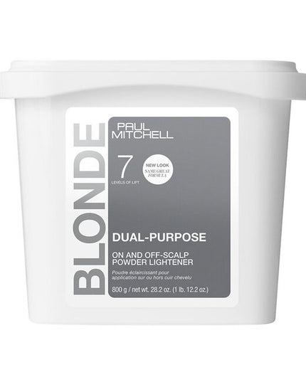 Dual-Purpose Lightener is Paul Mitchell’s versatile, white powder lightener for up to 7 levels of gentle lift.