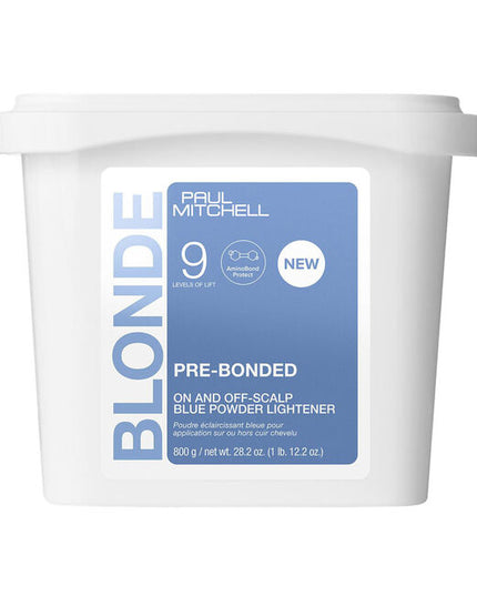 PRE-BONDED LIGHTENER
On and off-scalp blue powder lightener