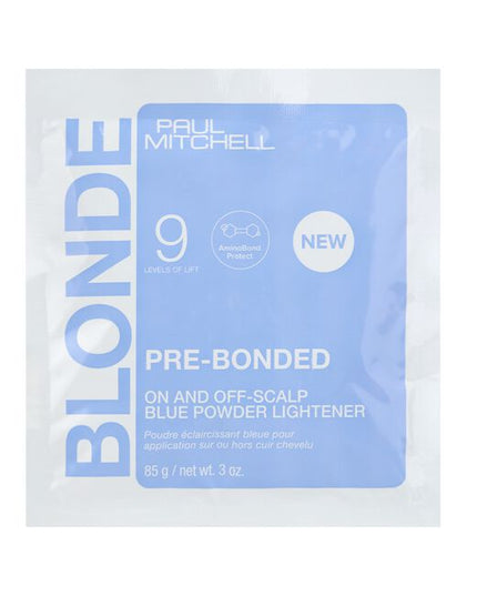 PRE-BONDED LIGHTENER
On and off-scalp blue powder lightener