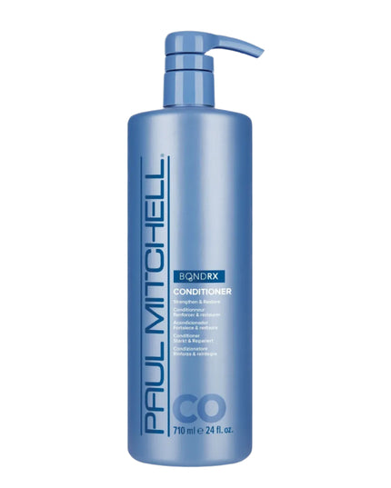 STRENGTHEN & RESTORE
Strengthen chemically treated and damaged hair with Bond Rx Technology. This lightweight conditioner restores strands for hair that’s softer and more manageable. The Bond Rx Professional Treatment contains patented technology, which is activated by heat, targets those weak and damaged bonds, crosslinking them to restore strength and resilience to the hair fiber, while ceramides restore the hydrophic layer and seal the cuticle.
