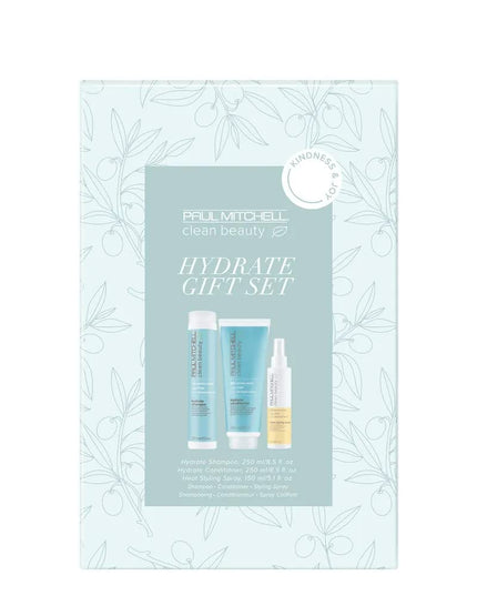 A three-piece, limited-edition holiday collection designed to restore and replenish dry, thirsty hair. Part of the brand's eco-conscious "Clean Beauty" line, these formulas use sustainably sourced botanicals and are packaged in bio-based materials.