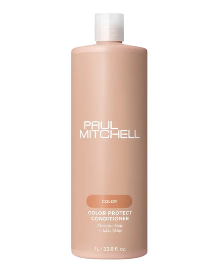 Color Protect Conditioner
Prevents Fade + Adds Shine

Lightweight formula ideal for color-treated hair. Sunflower extract helps prevent sun damage and extend the life of hair color. Detangles and helps strengthen strands.
