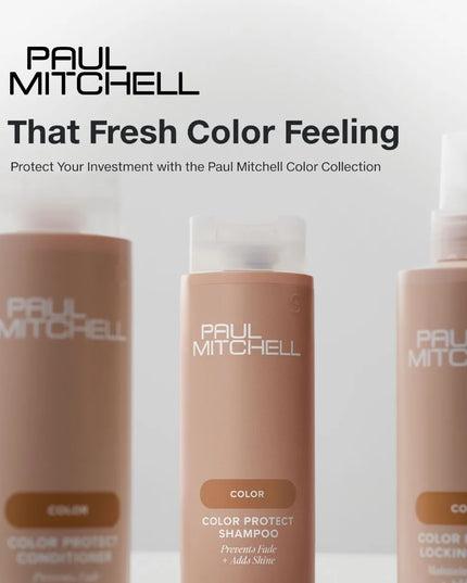 Color Protect Conditioner
Prevents Fade + Adds Shine

Lightweight formula ideal for color-treated hair. Sunflower extract helps prevent sun damage and extend the life of hair color. Detangles and helps strengthen strands.