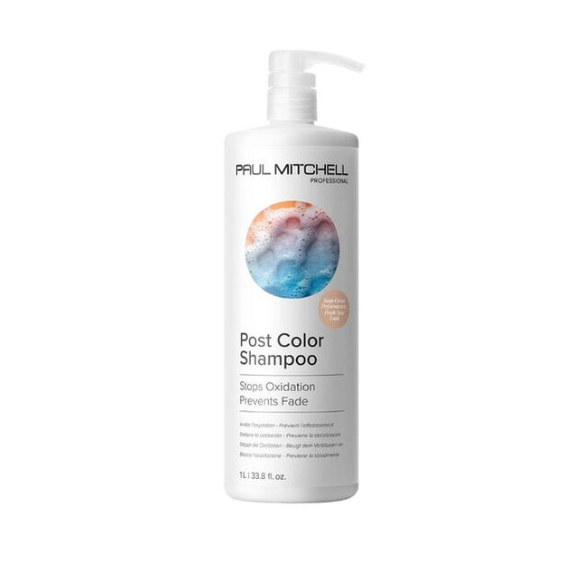 This shampoo is specifically designed to be used following a color service to effectively remove all residue from the hair and scalp, stop the oxidation process and extend the life of hair color.