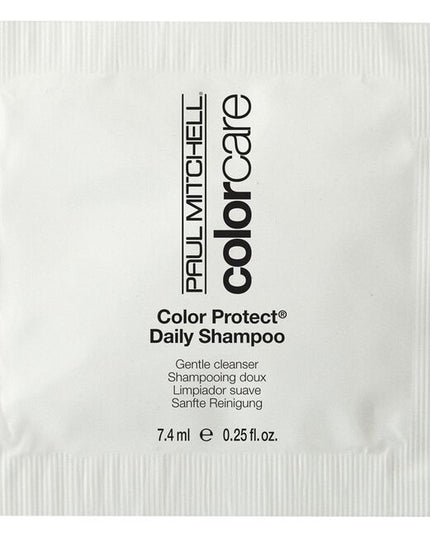 Color Protect Shampoo
Prevents Fade + Adds Shine

Ideal for color-treated hair. Sunflower extract helps prevent sun damage and extend the life of hair color. Imparts beautiful shine for vibrant, healthy-looking strands.