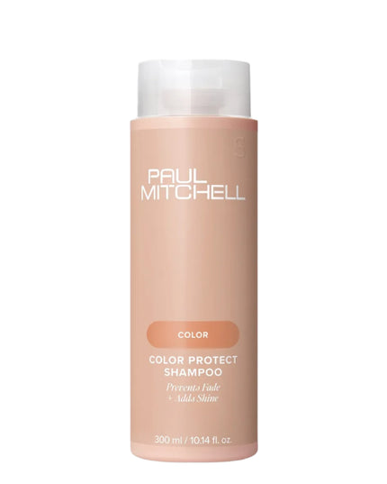 Color Protect Shampoo
Prevents Fade + Adds Shine

Ideal for color-treated hair. Sunflower extract helps prevent sun damage and extend the life of hair color. Imparts beautiful shine for vibrant, healthy-looking strands.