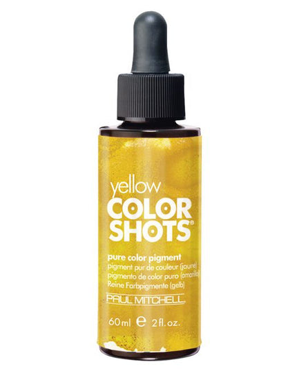 Absolute Color, Intoxicating Results. Color Shots is the must-have mixer for any salon's Color Bar lineup. In five vivid colors, it works seamlessly with Paul Mitchell The Color and PM SHINES so you can intensify or neutralize semi-permanent, demi-permanent and permanent hair color with ease. Create the perfect color cocktail with these pure pigment colors: Red, Orange, Yellow, Blue and Violet. With over 1,000 possible color combinations, you call the shots!