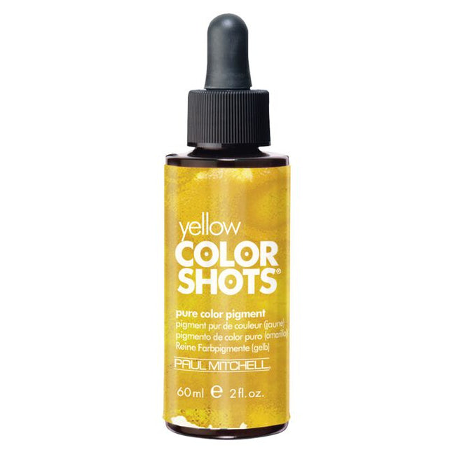 Absolute Color, Intoxicating Results. Color Shots is the must-have mixer for any salon's Color Bar lineup. In five vivid colors, it works seamlessly with Paul Mitchell The Color and PM SHINES so you can intensify or neutralize semi-permanent, demi-permanent and permanent hair color with ease. Create the perfect color cocktail with these pure pigment colors: Red, Orange, Yellow, Blue and Violet. With over 1,000 possible color combinations, you call the shots!