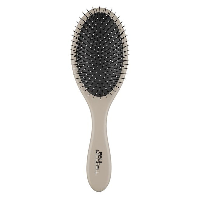 PAUL MITCHELL DETANGLING BRUSH
Detangling has never been this easy.
Ideal for use on both damp and dry hair, this Detangling Brush with flexible bristles is ideal for fast styling and easy detangling. Prep your hair for great style with ease.