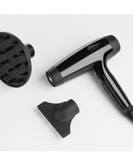 You’ll be blown away.

Take professional styling to the next level with the Paul Mitchell Dry. This high-velocity dryer features a digital brushless motor for fast and precise blow-drying. Powered by PrecisionStyle Technology with a SmartSense microchip and enhanced with neutralizing ions, this dryer delivers smooth, shiny, frizz-free results. Salon-tested and pro-approved, Paul Mitchell Dry is the ultimate tool for achieving flawless blowouts with ease.