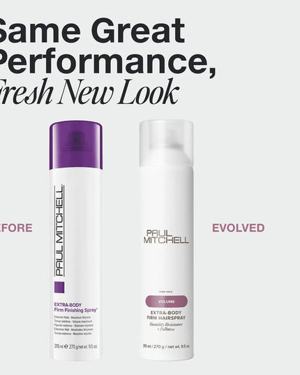Humidity Resistance + Fullness

Volumizing hairspray delivers maximum staying power and humidity resistance. Creates texture and fullness with high shine.
