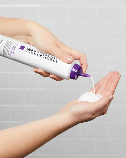  This thick, rich, conditioning styling foam provides flexible body and fullness while enhancing shine and preventing dryness.