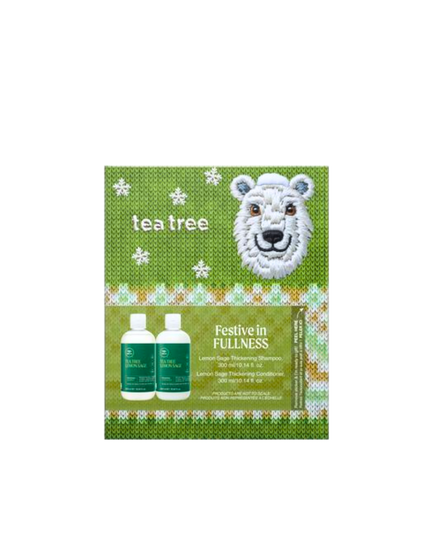 Festive in Fullness Set Includes:
(1) - Lemon Sage Thickening Shampoo, 10.14 fl. oz.
(1) - Lemon Sage Thickening Conditioner, 10.14 fl. oz.