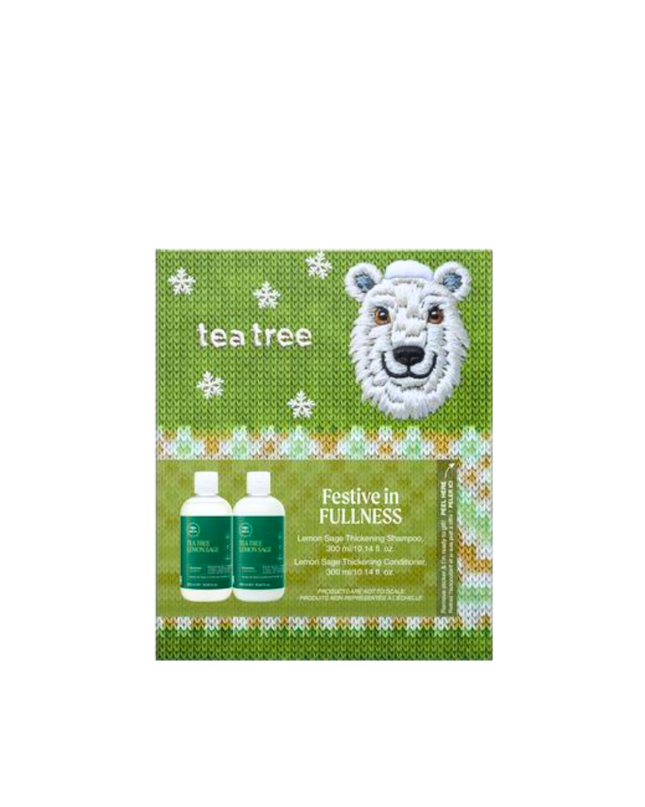 Festive in Fullness Set Includes:
(1) - Lemon Sage Thickening Shampoo, 10.14 fl. oz.
(1) - Lemon Sage Thickening Conditioner, 10.14 fl. oz.