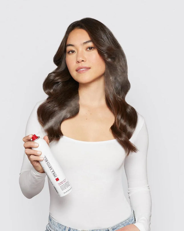 Finishing Spray
Paul Mitchell Express Style Hold Me Tight 55% VOC - Finishing Spray lets you create a style that lasts all day. This quick-drying strong yet flexible spray adds shine and washes out easily. Powerful, flexible polymers provide strong, long-lasting hold. Paul Mitchell Express Style Hold Me Tight Finishing Spray provides a clean hold.