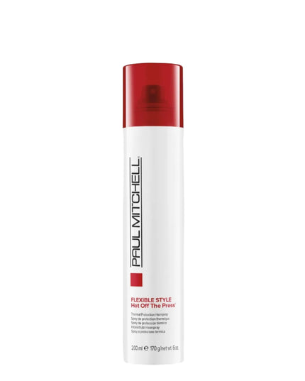 Turn up the heat with this quick-drying thermal protection hairspray that helps protect strands when using curling irons and flat irons. It contains rice hull extract that builds a lightweight barrier between hair and heat styling tools, while wheat proteins boost hair's strength. The flexible-hold, humidity-resistant frizz-fighting formula is the perfect finishing touch for any style—curly or straight.