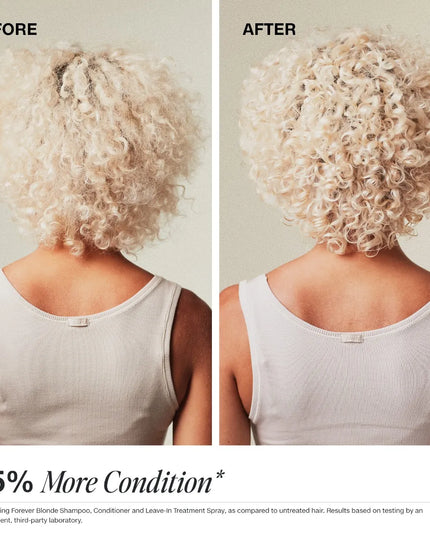 Exclusive KerActive protein blend penetrates the hair shaft to help rebuild damaged hair. Subtly brightens blonde and highlighted hues. A perfect hydrator for everyday use. KerActive and safflower oleosomes help smooth and repair.