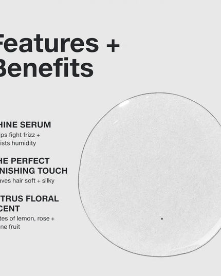 Frizz-Free defining polish that smoothes to create shiny, silky results on all hair types.