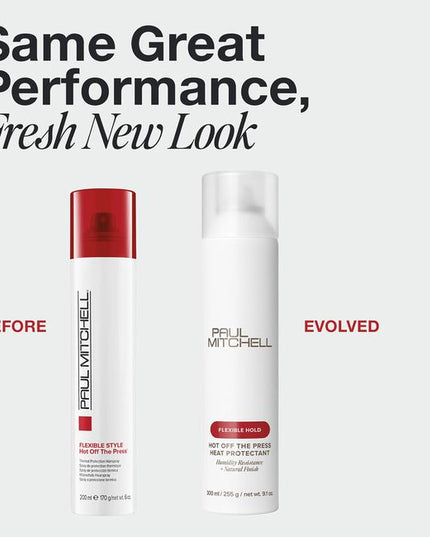 Humidity Resistance + Natural Finish
Humidity-resistant spray helps protect fragile strands from thermal damage with flexible hold for a healthy-looking finish.