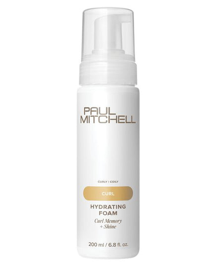 Hydrating Foam
Curl Memory + Shine
Moisturizing foam retains curls and protects from heat. Nourishing ingredients leave hair feeling soft, healthy and full of body with a natural shine.