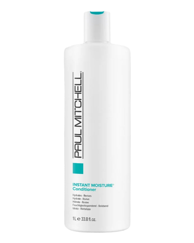Paul Mitchell Instant Moisture Conditioner provides your strands with the perfect moisture balance that hydrates and detangles moisture-starved strands for hair that is gorgeously shiny and manageable. With soy proteins, shea butter and Instant Moisture Complex, hair receives the most necessary nutrients to give it that beautiful shine and radiance every woman desires.