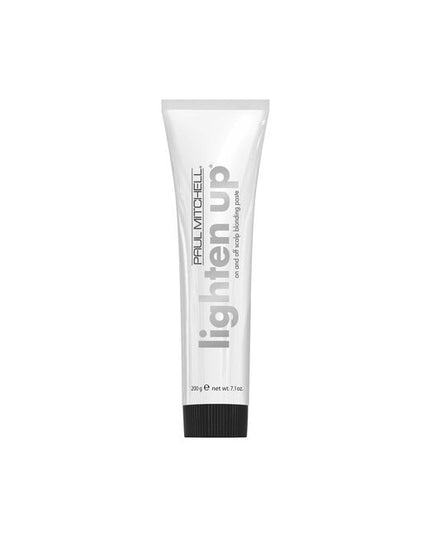 Paul Mitchell Lighten Up On- and Off- Scalp Blonding Paste is included in the Paul Mitchell Blonding System.