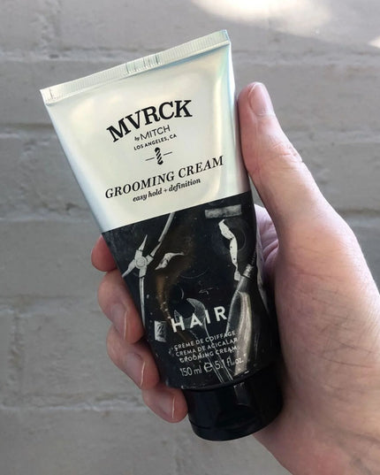 Smooth styling cream for men creates laid-back hairstyles with natural shine. 
