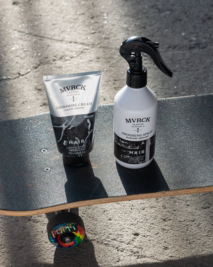 Smooth styling cream for men creates laid-back hairstyles with natural shine. 